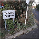 SZ0894 : Ensbury Park: Beswick Gardens by Chris Downer