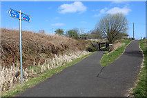 NS3356 : Lochwinnoch Loop Line cycle path by Thomas Nugent