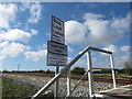 Signage at South Wellfield Pedestrian Crossing