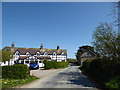 Buildings on the lane near Leamoor Common, Shropshire