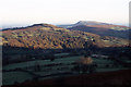 Twyn y Gaer from the eastern spur from Crug Mawr