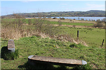 NS3457 : Bench by the Lochwinnoch Loop Line cycle path by Thomas Nugent