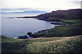 NG2306 : Bay on the north coast of Canna by Julian Paren