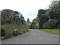 Looking from Hill Road into Dene Close