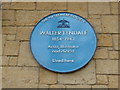 Blue plaque in Hill Road