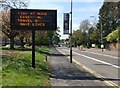 Matrix sign along Aylestone Road