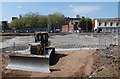 Construction at the Welford Road Stadium