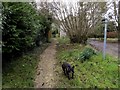 A footpath by Bagley Wood Road