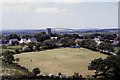 Recreation Ground Roche as seen from Roche Rock