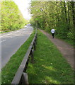 ST2992 : Jogging from Malpas, Newport towards the centre of Cwmbran by Jaggery