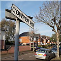 SZ0894 : Moordown: Cowper Road by Chris Downer