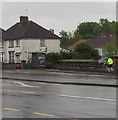ST3090 : Jogger in the rain, Malpas Road, Newport by Jaggery