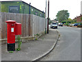 Postbox, corner of Homefield Road and Fieldcommon Lane