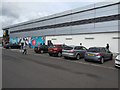 Queueing during lockdown in Exeter, Lidl store, Burnthouse Lane