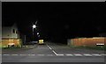 Chestnut Way from Dalby Road at night