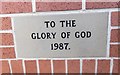 Wesleyan Centenary Buildings/Sage Cross Methodist Church plaque 0001