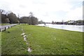 Thames Path towards Chertsey Bridge