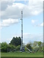 ST7169 : A mast at Bath Racecourse by Neil Owen