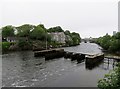 M2925 : Former  bridge  over  River  Corrib, Galway by Martin Dawes