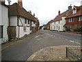 Moat Lane at the junction of The Street, Ash