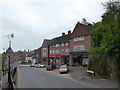 Shops at the bottom of Shepherds Hill