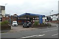 SX9092 : Car wash, on former filling station, Exwick, Exeter by David Smith