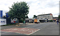 Bus stop on Spinney Hill for the shops and The Chantry, Warwick