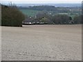 Faint footpath to Westwell