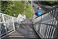 Steps on the Edgware Way footbridge