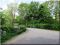 Entrance to Waseley Hill South car park