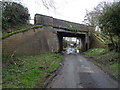 Disused railway bridge over Dale Lane