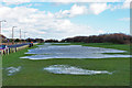 Flooded greensward by Marine Drive, Goring-by-Sea