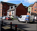 Marlowe Fire & Security van, Rodney Road, Newport