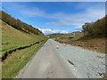 NG4163 : Road widening in the Fairy Glen by John Allan