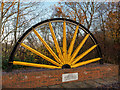 Memorial to the mining history of Somercotes