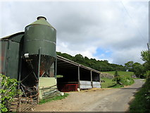 SO4693 : Farm buildings at Gaerstones Farm by John H Darch