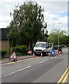 Wesley Street roadworks, Cwmbran