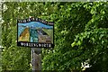 Worlingworth, Shop  Street: Millennium Village Sign