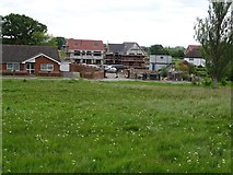 SO7844 : House building on former Malvern Spring Water site by Philip Halling