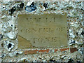 Vault marker stone, Tilmanstone church