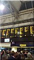 More cancelled trains - rush hour at Waterloo Station