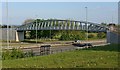 Birstall Footbridge crossing the A6 Loughborough Road