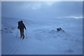 NO3082 : On ski above Glen Muick 1979 by Jim Barton