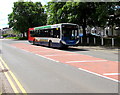 X3 bus for Pontypool in Llantarnam, Cwmbran