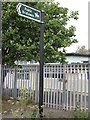 Sign near Whitley Bay Ice Rink, Whitley Bay