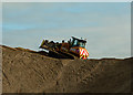 SS4832 : Pushing more sand at Yelland Works by Roger A Smith