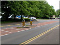 Keep Left signs, Llantarnam Road, Cwmbran