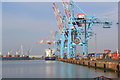 SJ3296 : Dock Cranes by Phill