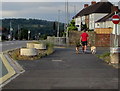 ST3090 : Early morning dog walker, Malpas, Newport by Jaggery