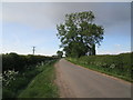 Darkened sky above Sedgebrook Road